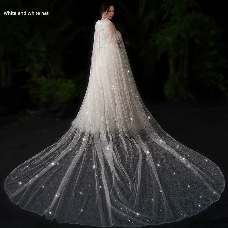 Bride Wedding Long Big Tailing Veil
