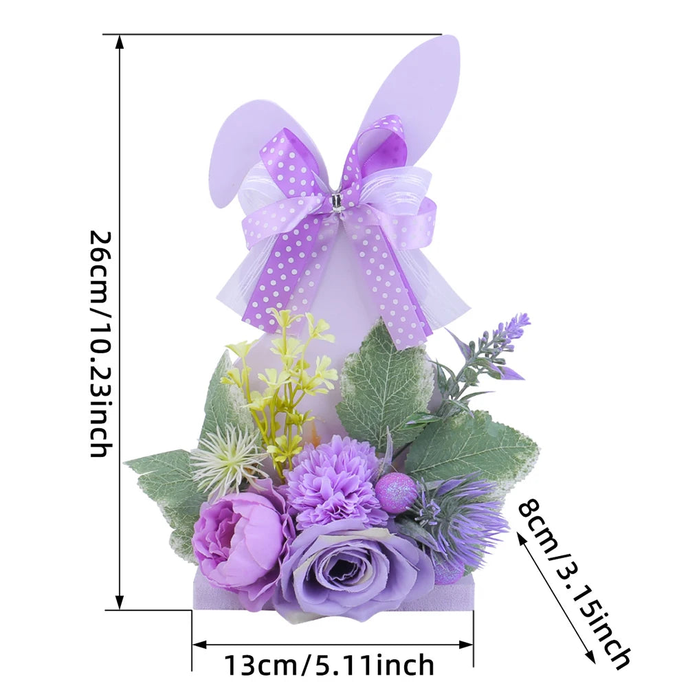 Easter Front Door Spring Cross Wreath