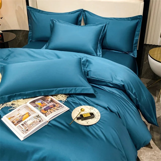 100% Egyptian Cotton 3pcs Luxury Duvet Bedding Set