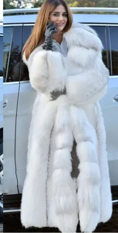 Women Winter Faux Fur Coat