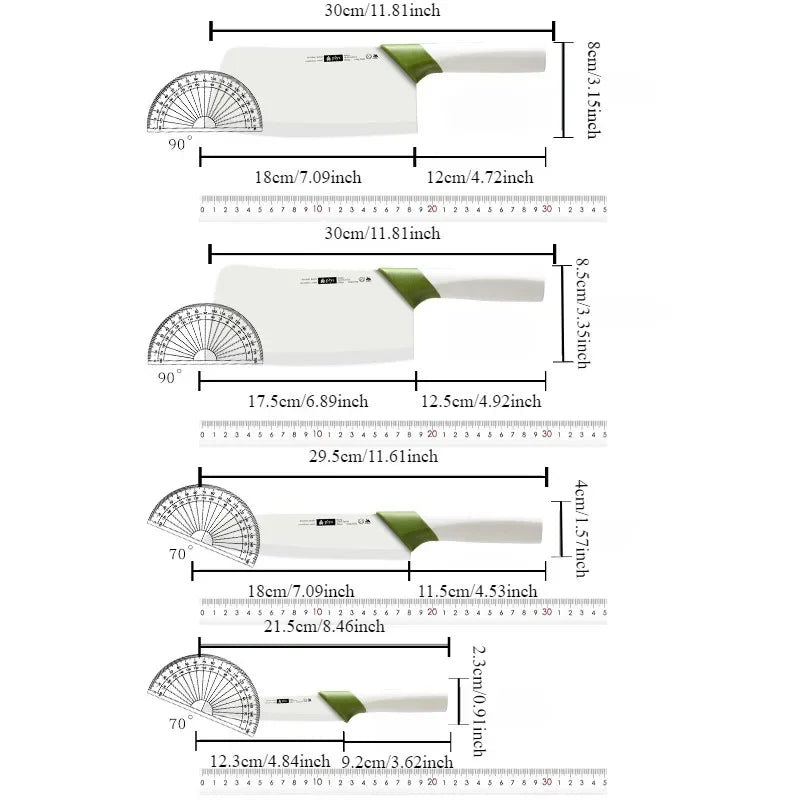 Fully equipped kitchen knife set