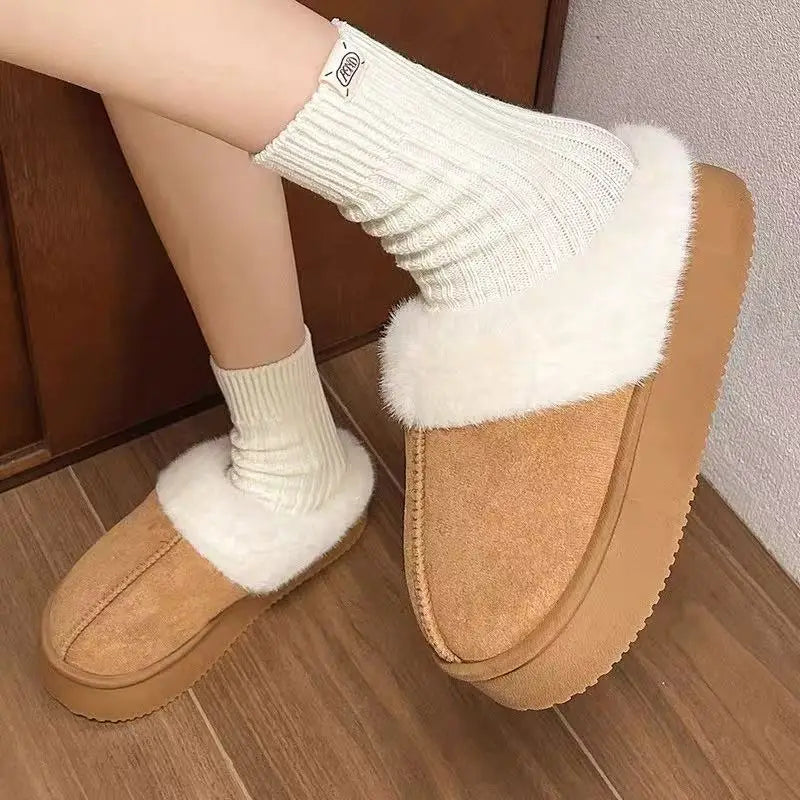 Winter/Autumn Warm Women Fashion Slippers Shoes Indoor/Outdoor EVA Thick Sole Anti-Slip Unisex