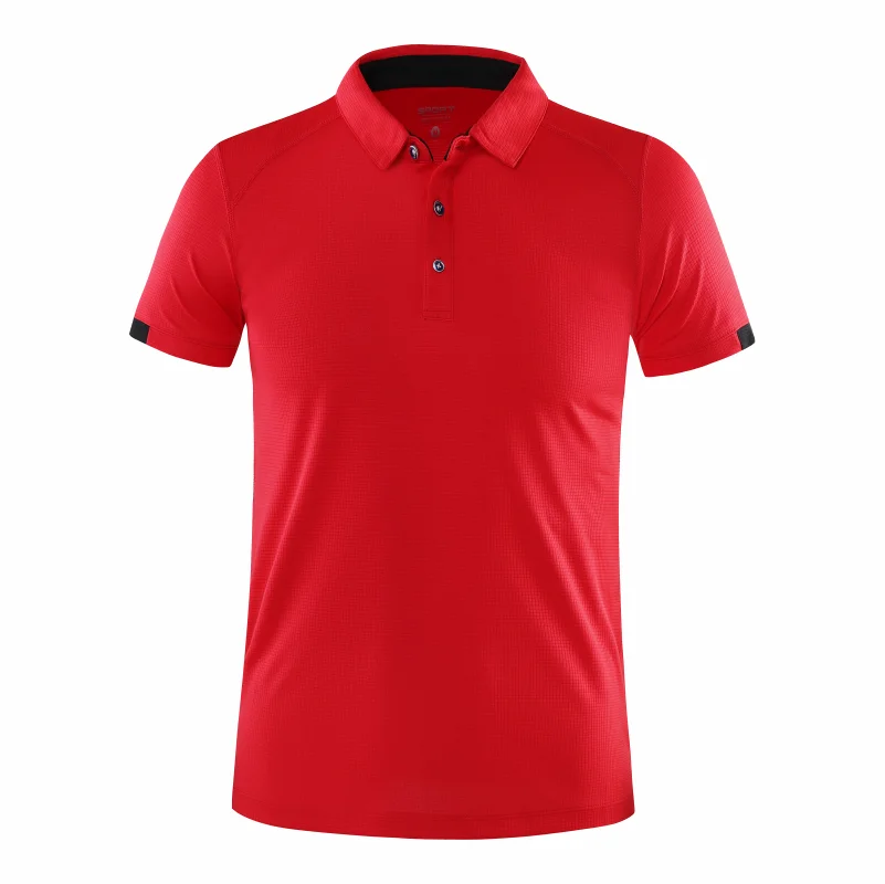 Customizable Diy Logo Quick-drying Polo Shirt For Men & Women Hiking Cycling Camping Outdoor Sports Group Clothing