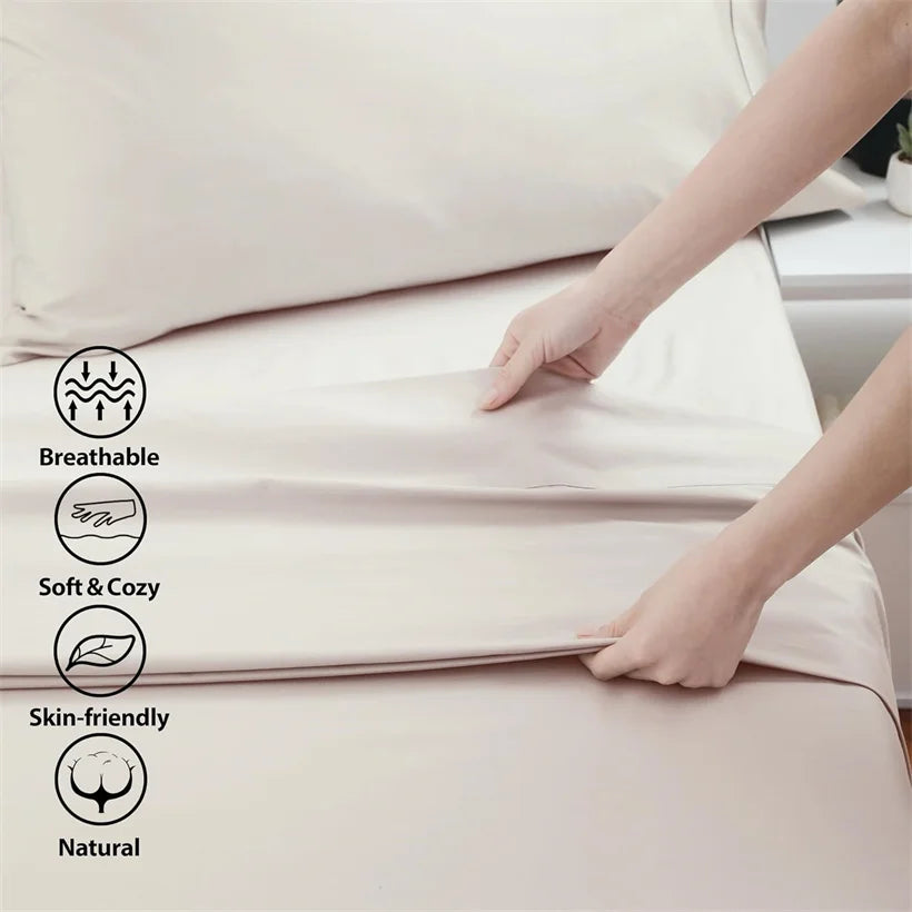 1Pc 100% Egyptian Cotton Flat Sheet High Quality 800 Thread Count Pure Cotton