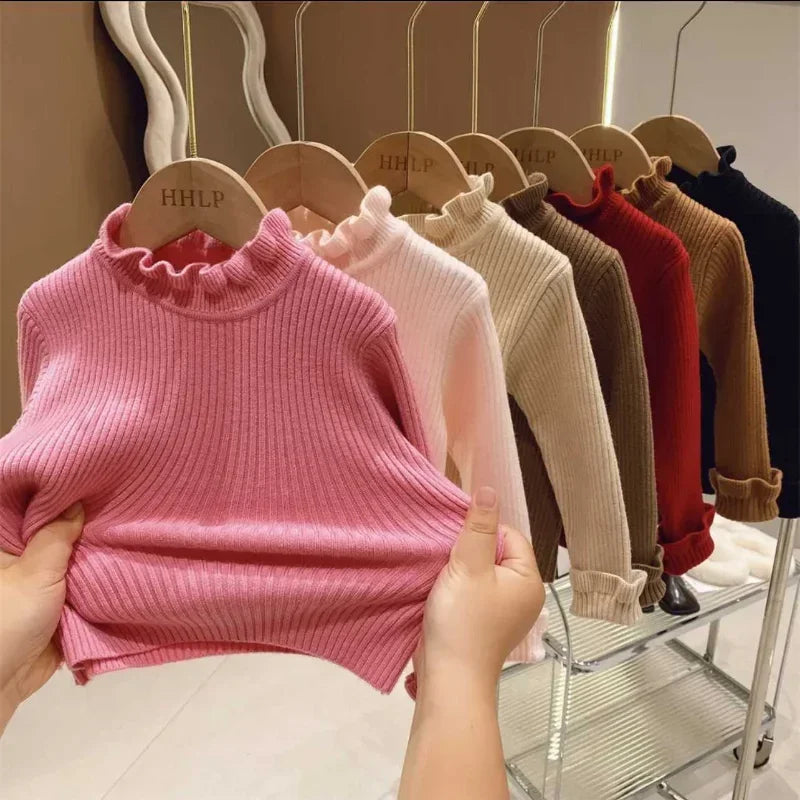 Newborn or Toddler Knit Cotton Sweater Long Sleeve