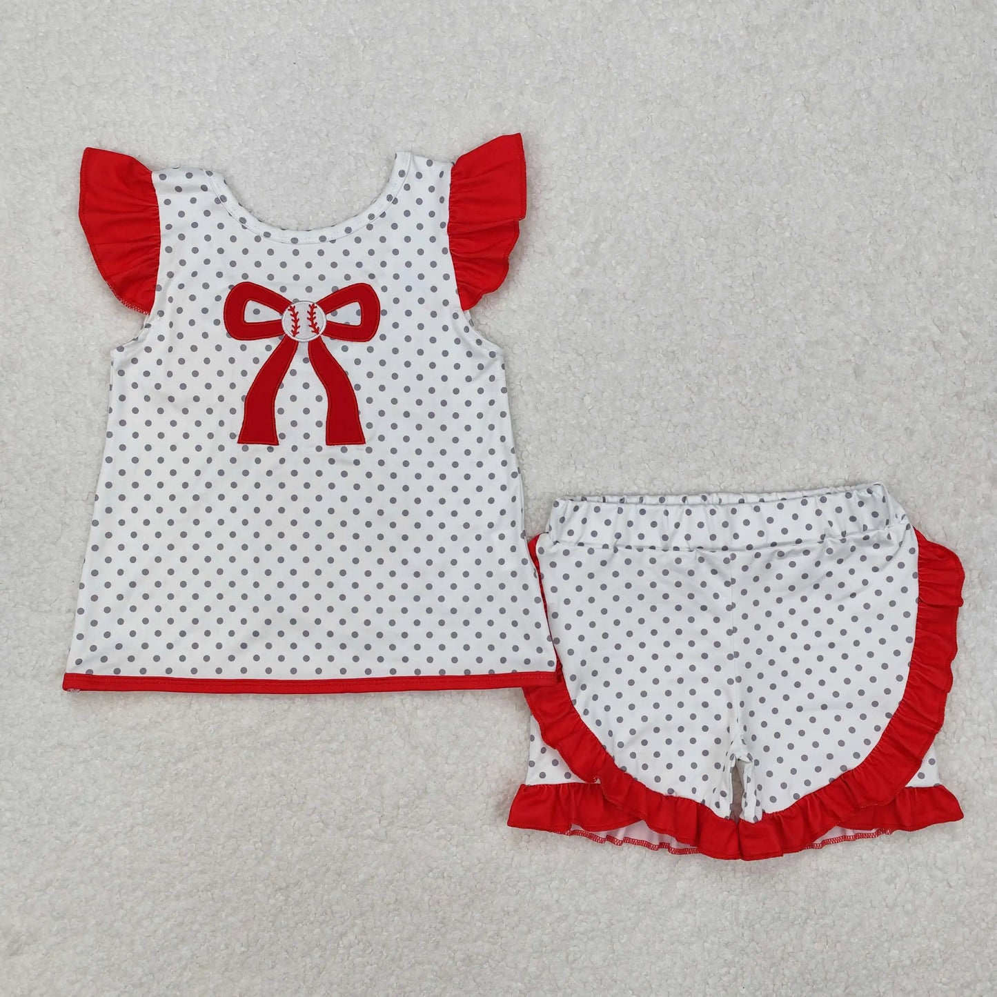Baby girl summer shirt Short set embroidery farm tractor pink striped 3M-16T
