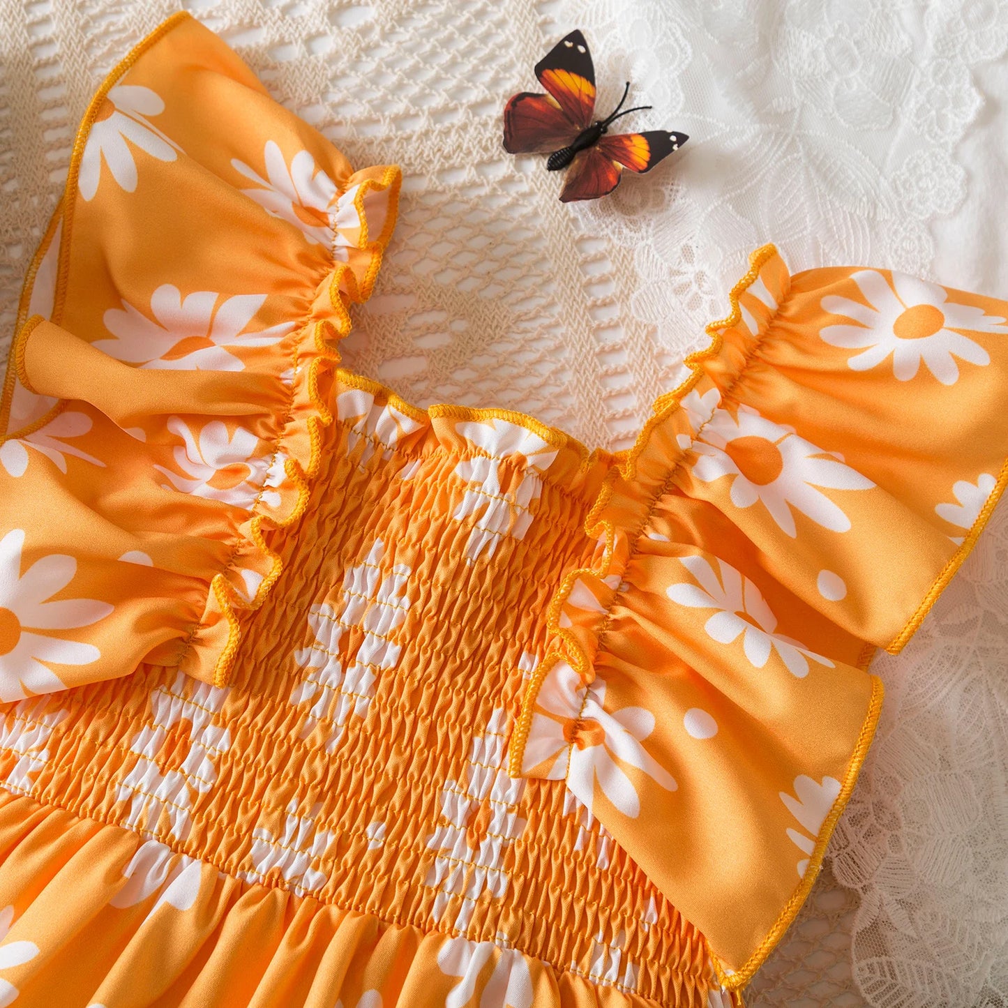 Colorful Summer Cool Refreshing Sweet Casual Dress 3-8 Years