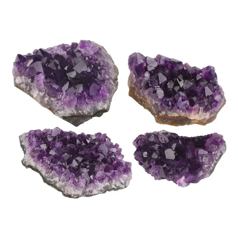 10-40g 1PC Amethyst Geode Natural Crystal Quartz Stone Mineral Decorative Irregular Shape Raw Stone Home Decor