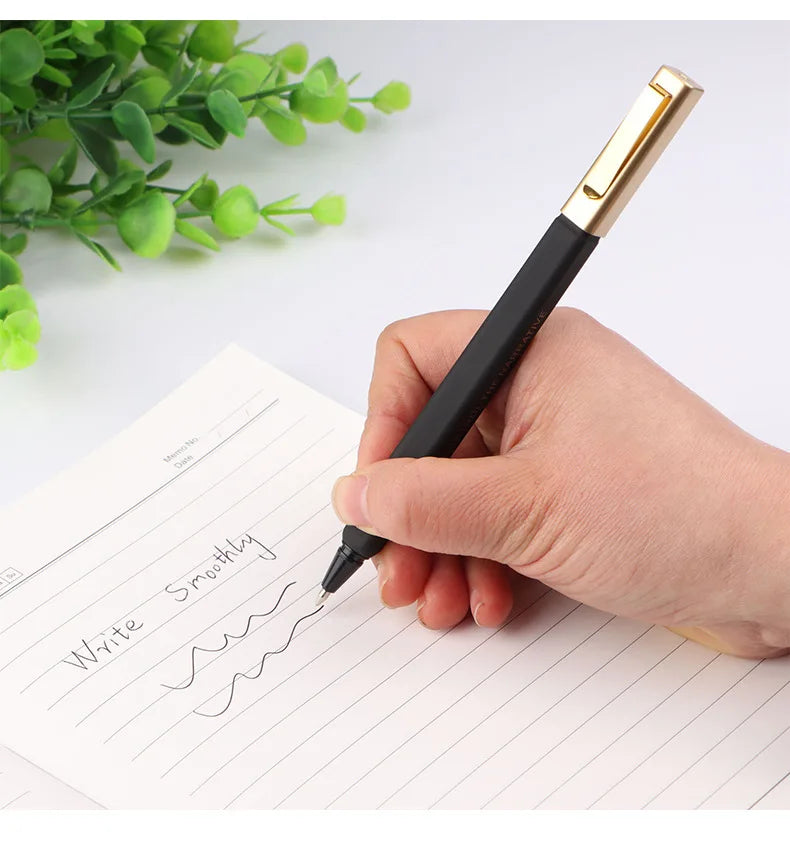 100pcs Free Custom Logo Square Ballpoint Pens ABS Material for Promotional Advertising Gift Pen