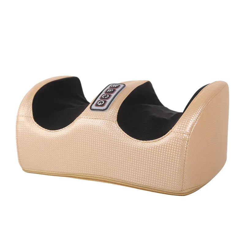 Electric Foot Massager Shiatsu Kneading Deep Tissue Relax Heated Roller Calf Pain Relief Fatigue Muscles Vibrator Machine Health