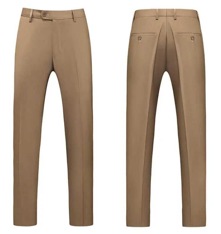 Men's Formal Dress Trousers, Asian Size Man Slacks, M-5XL 6XL