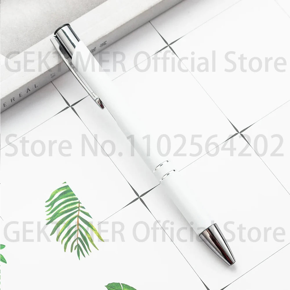 100 50 20 Pcs Custom Ballpoint Pen Metal Pen Support Custom Logo Advertising Wholesale Personalized Pen Advertising Gift