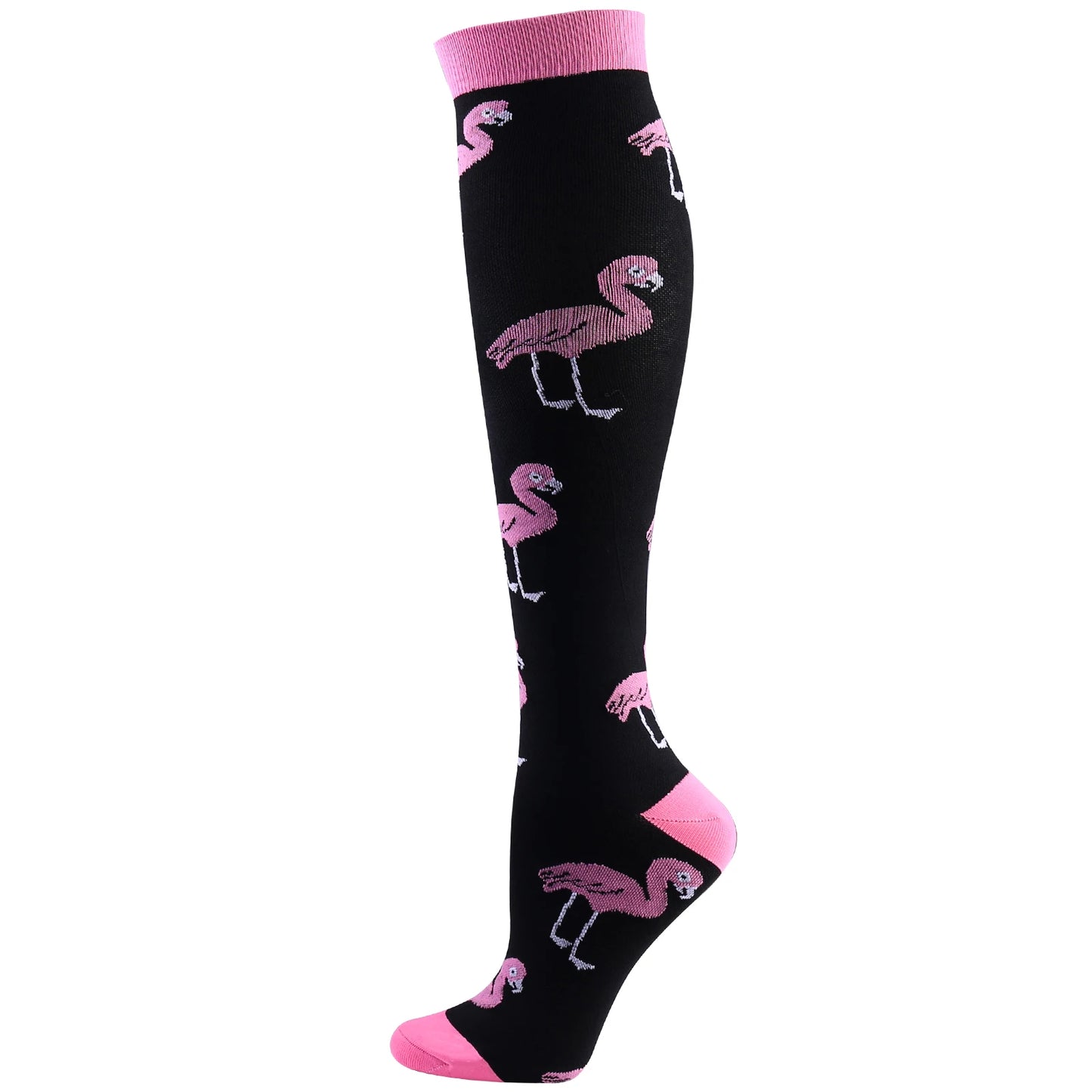 New Compression Socks Men Women Graduated 20-30 Mmhg Fit For Medical Edema Diabetes Varicose Veins, Running Compression Socks