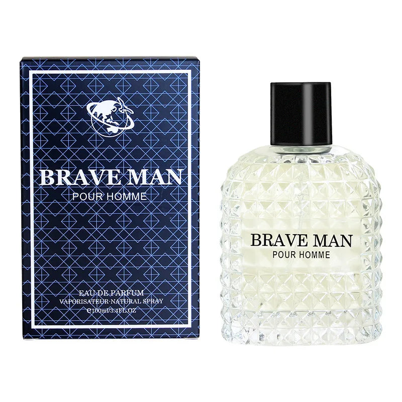 100ML Brave Man Wolf Smoke Perfume Charming Cologne Long-Lasting Fragrance Woody Floral Scent