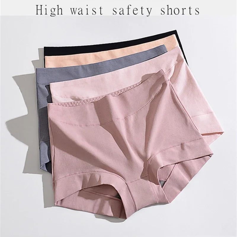 Seamless Shorts High-Rise Panties for Women