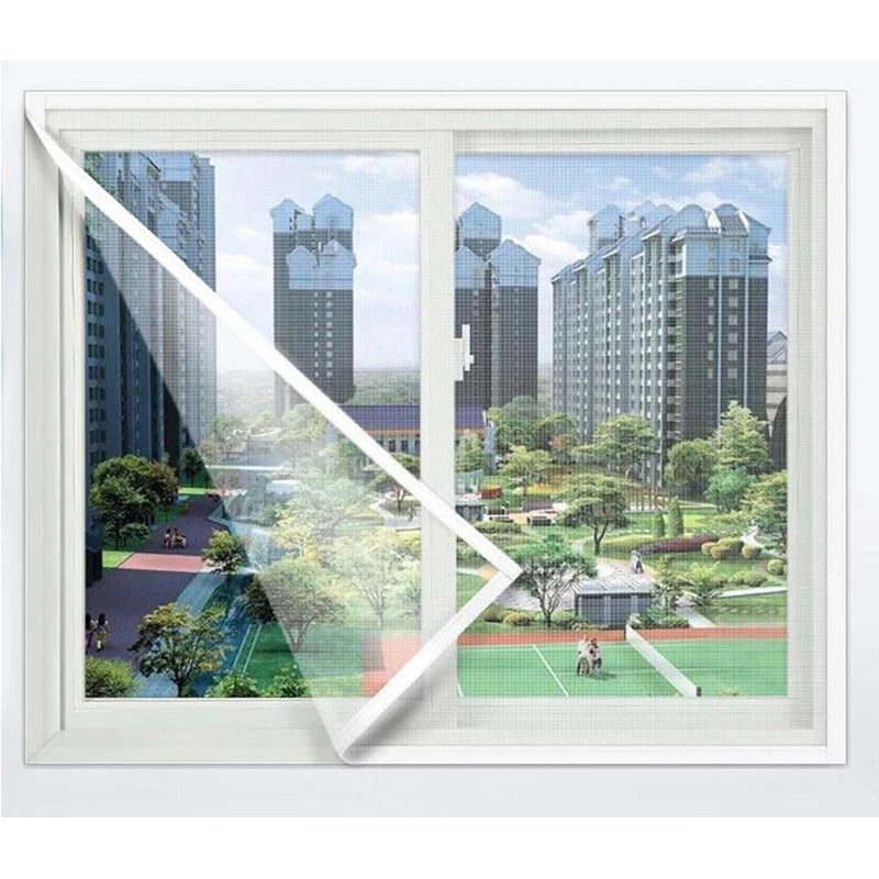 Mosquito Nets for Window Screens, Mesh Anti Insect Air Tulle Invisible white Fiberglass Mosquitoes and Flies