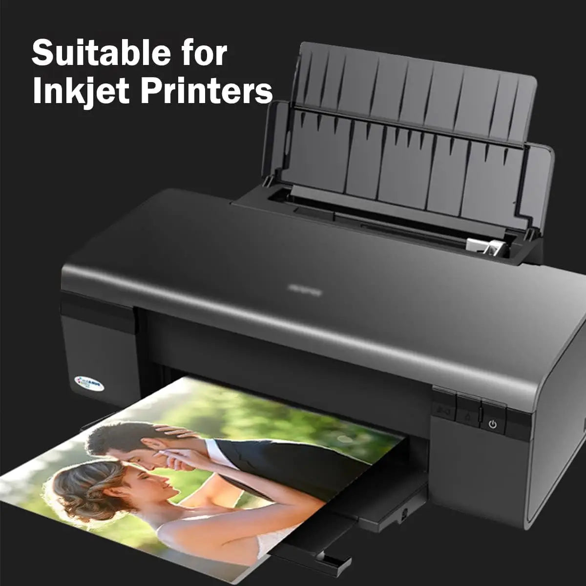 A6(4.13"×5.83")Photo Paper, Waterproof Glossy for Photo Paper,A6 Size 230gsm Waterproof Embossed Card Paper Inkjet Photo Paper