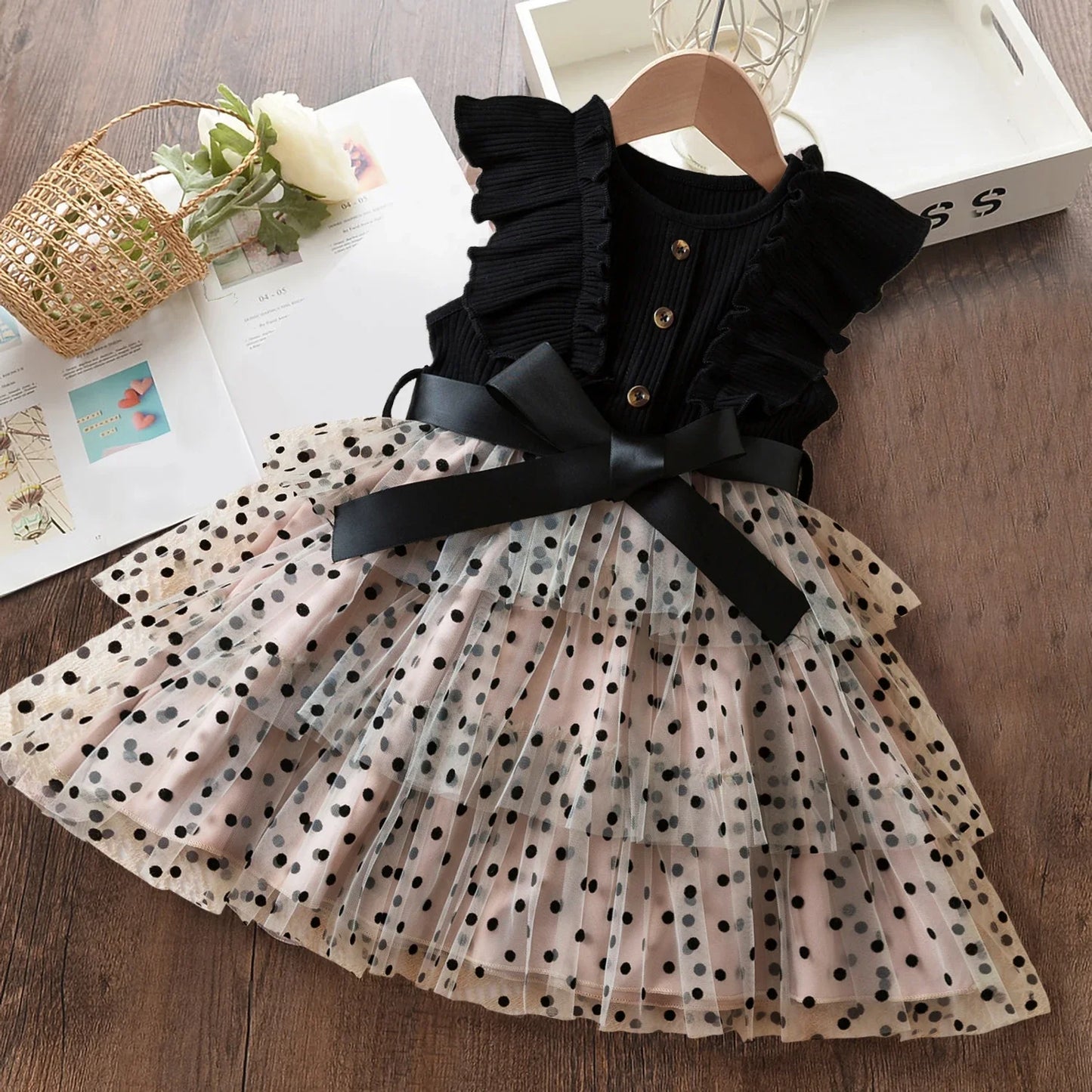 Polka-Dot Summer Dresses for Girls