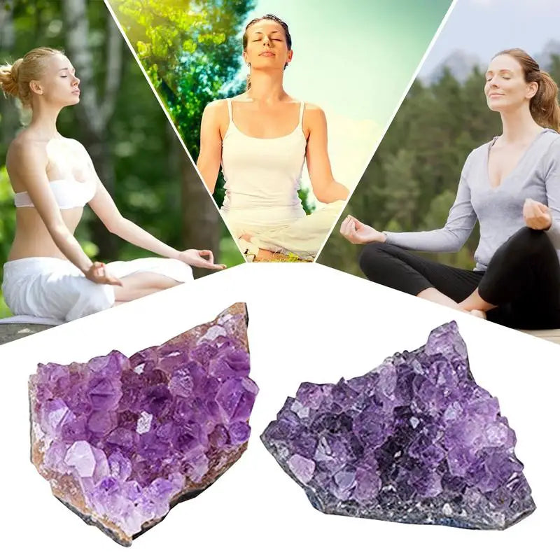 Natural Crystal Cluster Amethyst Stone Geode Raw Minerals Real Uruguay Home Decoration Spiritual Reiki