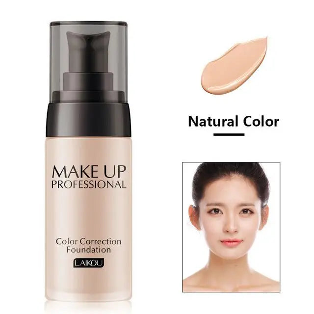 Makeup Base Face Liquid Foundation BB Cream Concealer Moisturizer Oil-control Whitening Waterproof 40g