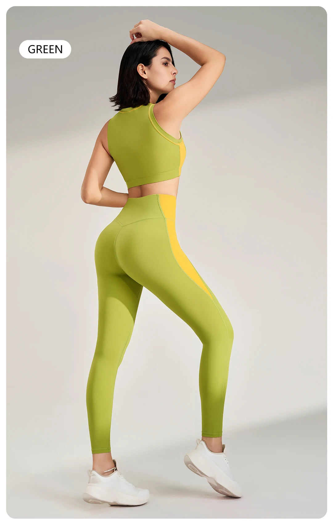 Women's color quick-drying yoga gym training clothes