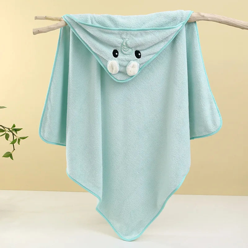 Cute Newborn Baby Bath Towel Blanket Soft Absorbent Girl Boy