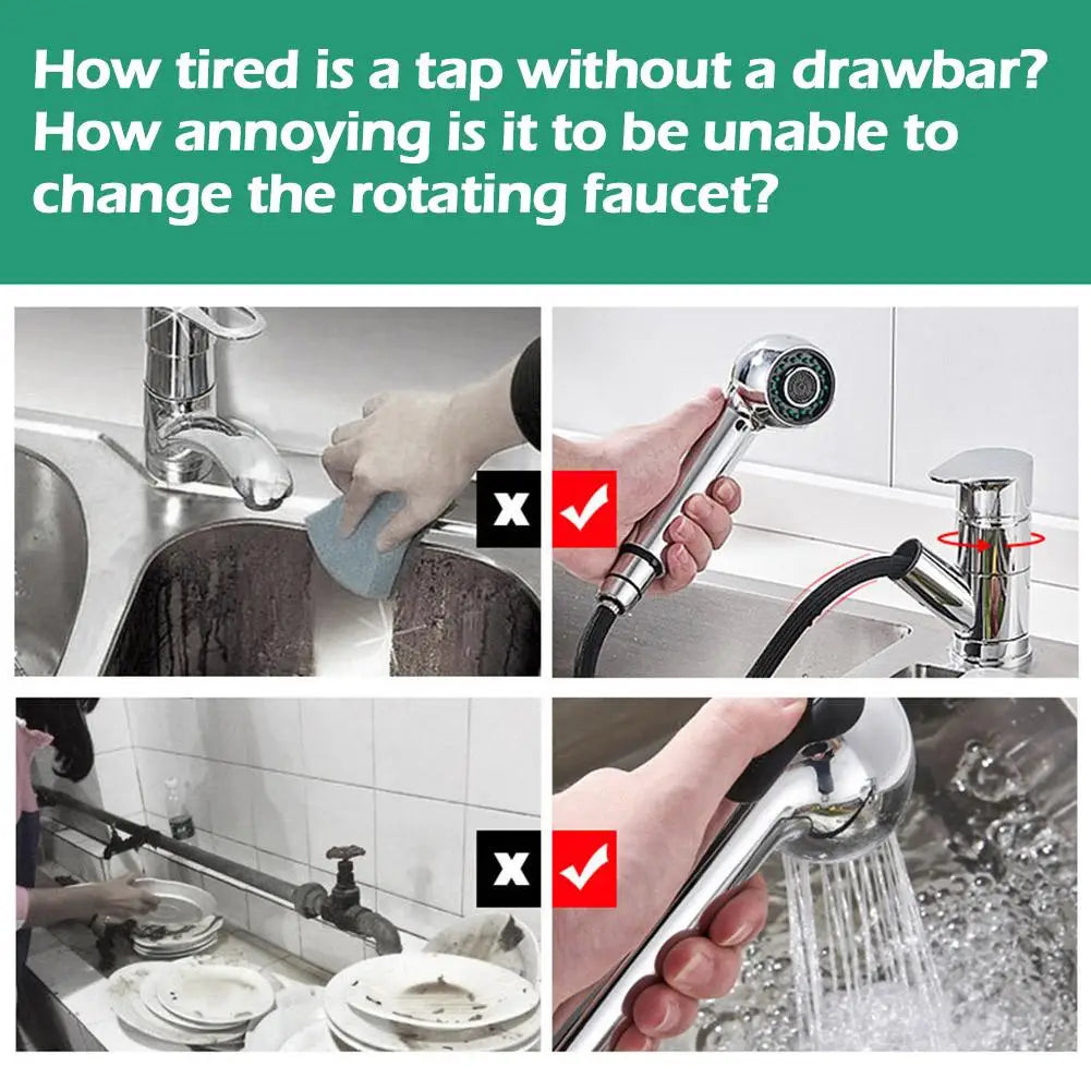 Kitchen Mixer Tap Spare Replacement Faucet Pull Out Spray Head