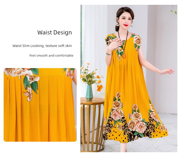 Summer Pure Cotton Stylish Extra Large Size 110.00kg Dress or Sleepwear