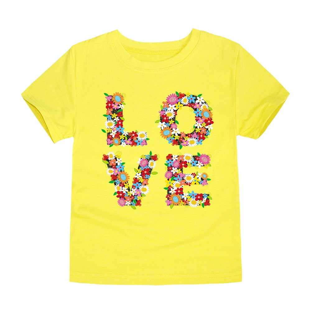 100% Cotton Toddler Girl T- Shirts