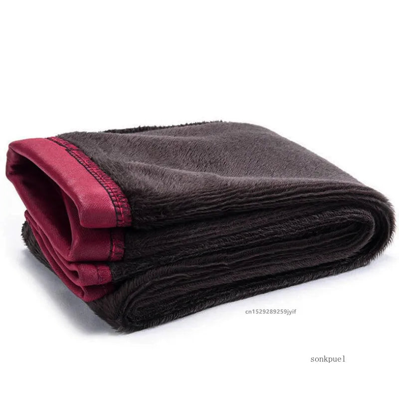 Girls Warm Trousers Faux PU Leather Legging Slim Pants