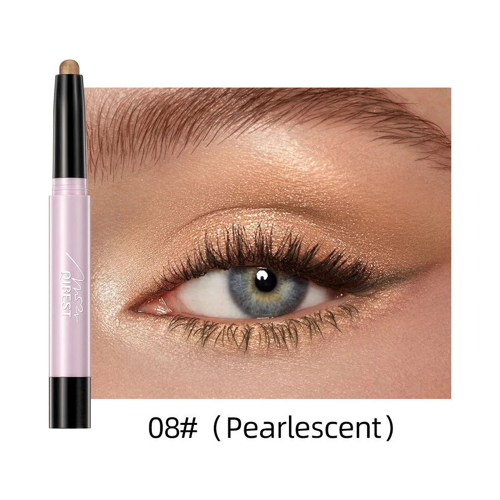 Eyeshadow Pencil Waterproof Glitter Matte Nude