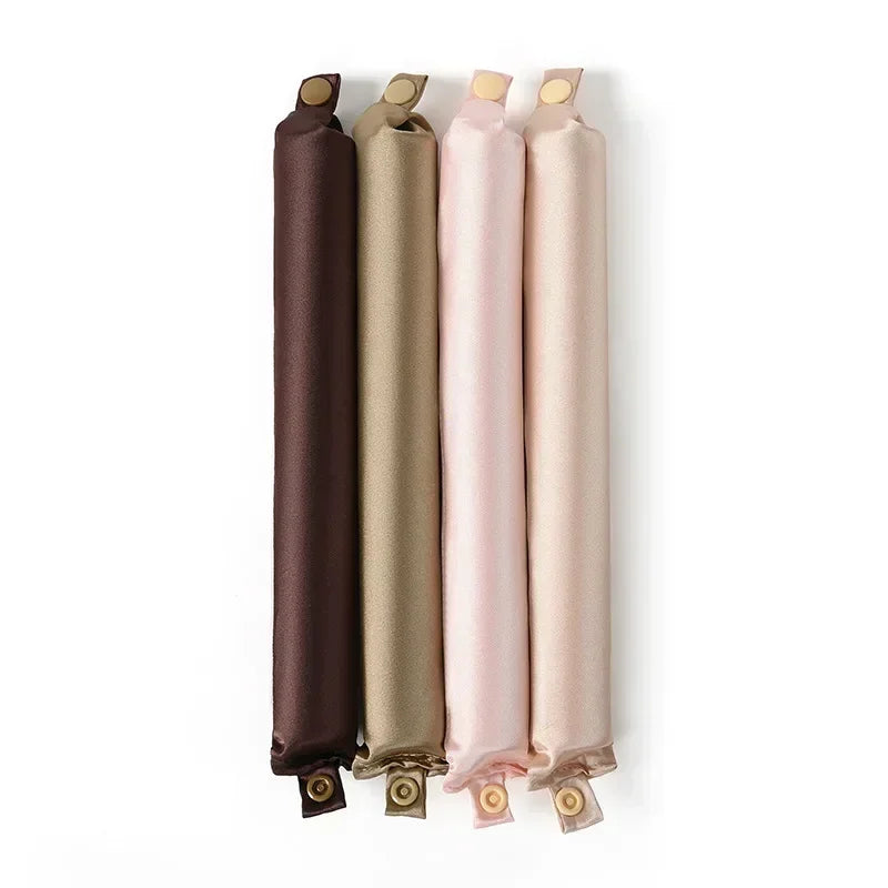 Heatless No Heat Hair Rollers Satin Curling Rod Soft Curlers Sleeping Flex Rods Styling Tools