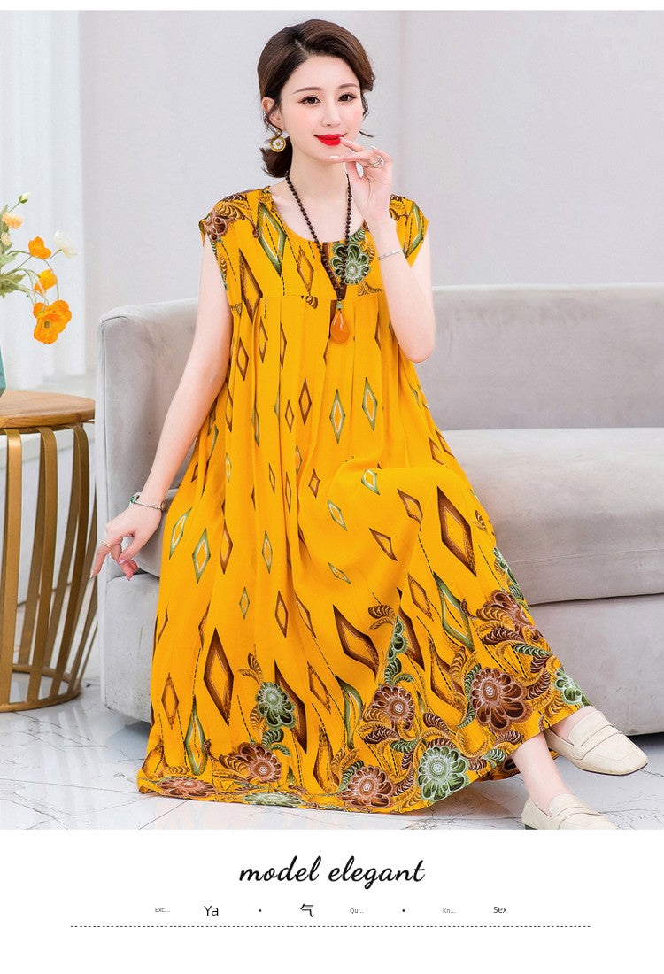 Summer Pure Cotton Stylish Extra Large Size 110.00kg Dress or Sleepwear