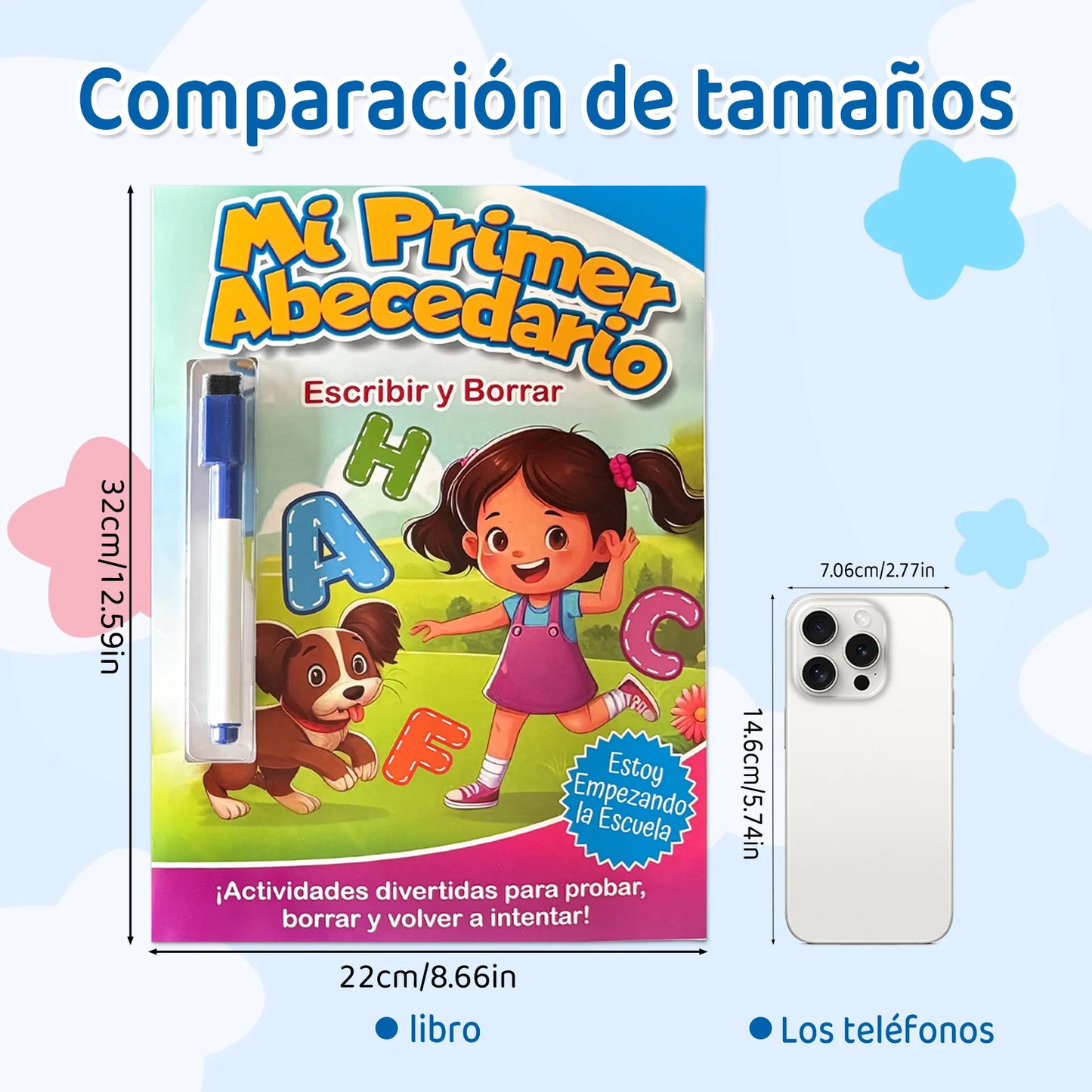 Spanish Magic Book Practice Copybook For Kids Learning French Reusable Notebook For Children Montessori Writing Books Baby Gifts
