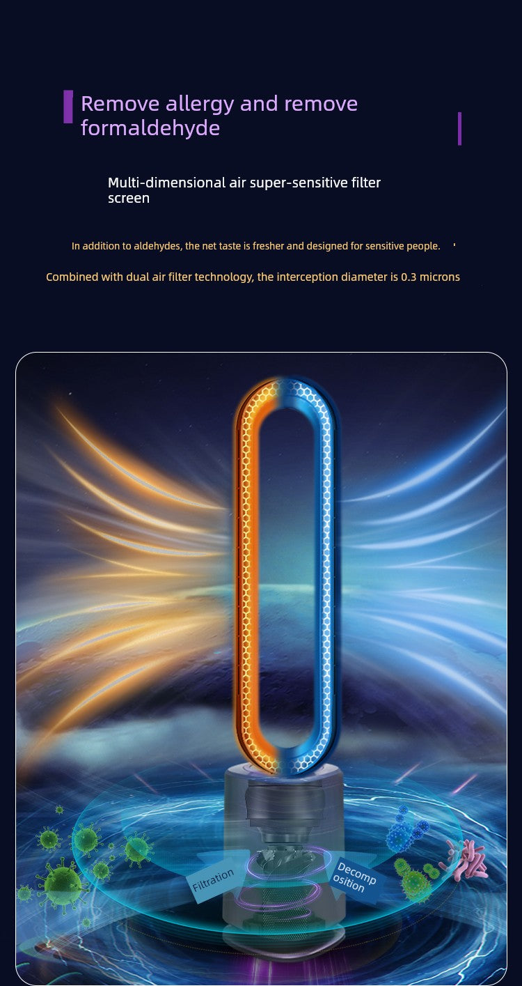 Energy-Saving Air Cooling and Heating Dual-Purpose Electric Fan