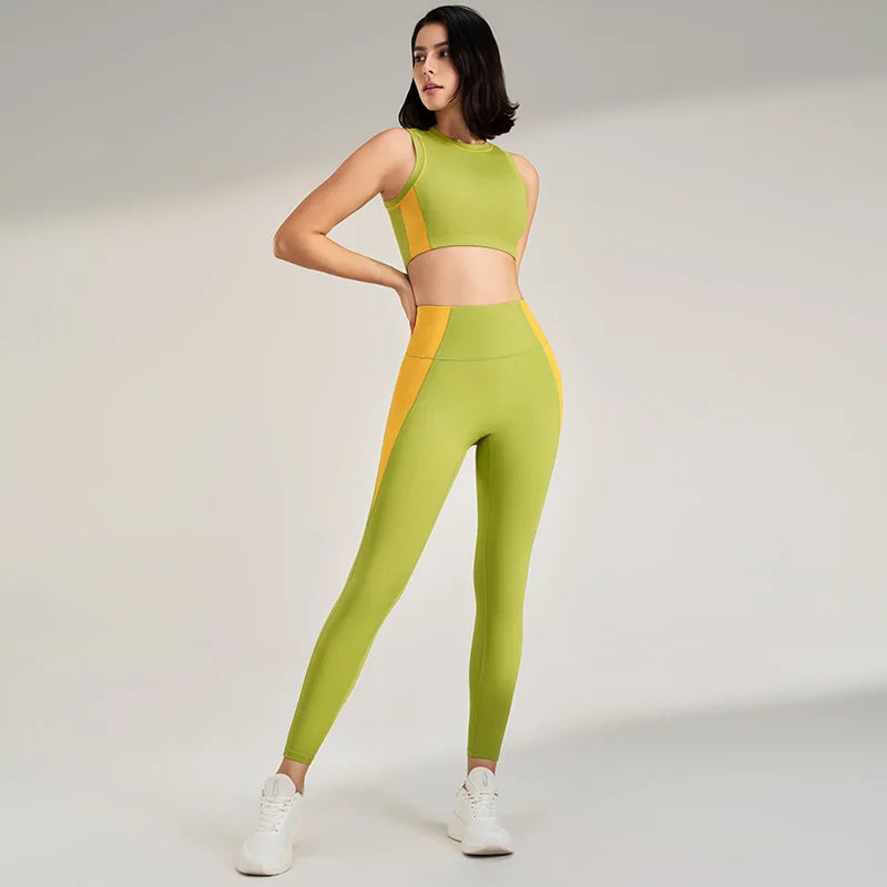 Women's color quick-drying yoga gym training clothes