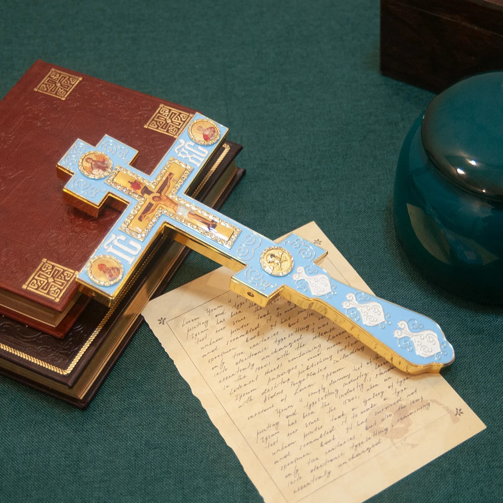 Gorgeous Blessing Cross for Church Decoration and Personal Use