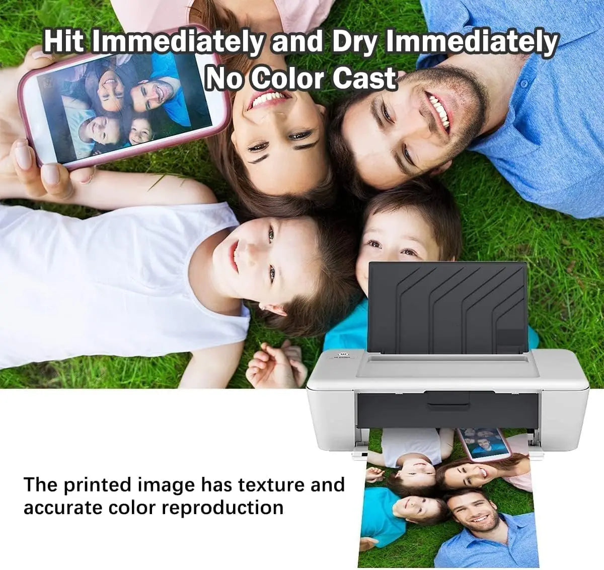 A6(4.13"×5.83")Photo Paper, Waterproof Glossy for Photo Paper,A6 Size 230gsm Waterproof Embossed Card Paper Inkjet Photo Paper