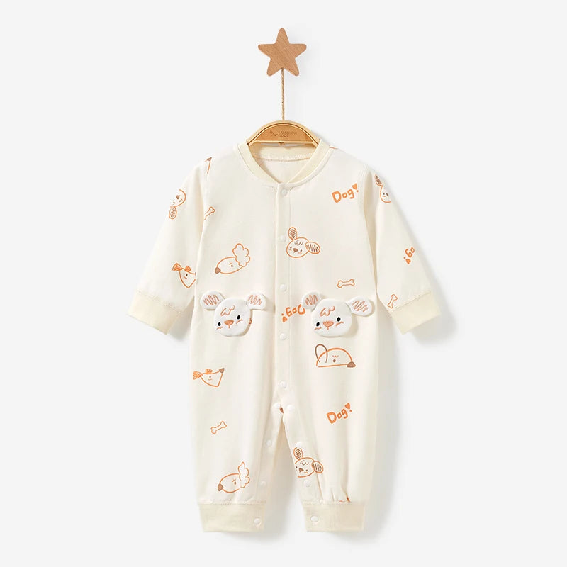 Unisex Baby Bodysuit 100% Cotton, Cute Colorful Prints, Soft Seamless All Seasons, Snug Fit Onesie 0-18M