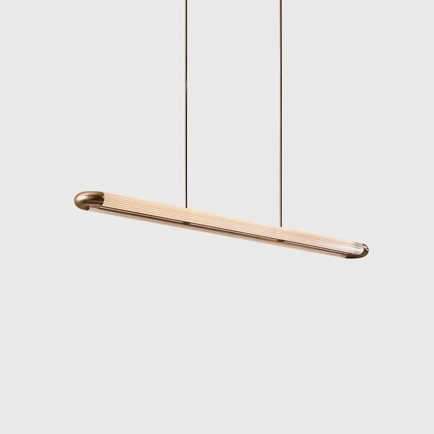 Stainless Steel Long Strip Pendant Light