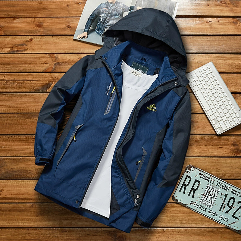 Men's Thin Outdoor Waterproof All Year Round Shell Jacket