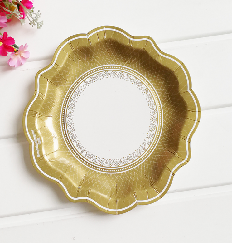 Blue and White Porcelain Series Disposable Paper Plate Chinese Style