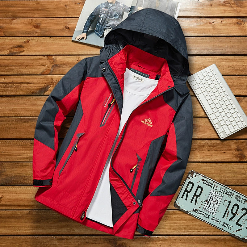 Men's Thin Outdoor Waterproof All Year Round Shell Jacket