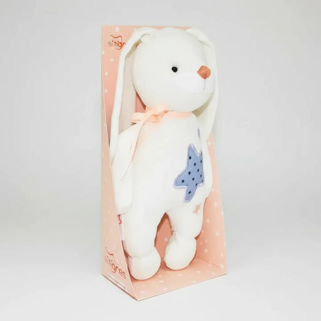 “Star” Soft Baby Plush Toy — Bunny (Мягкая игрушка для малышей «Звёздочка» — Зайчик)