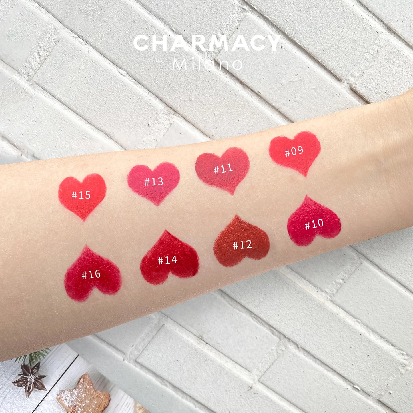 CHARMACY Moisturizing Luxury Lipstick Velvet High Quality for Lip Women