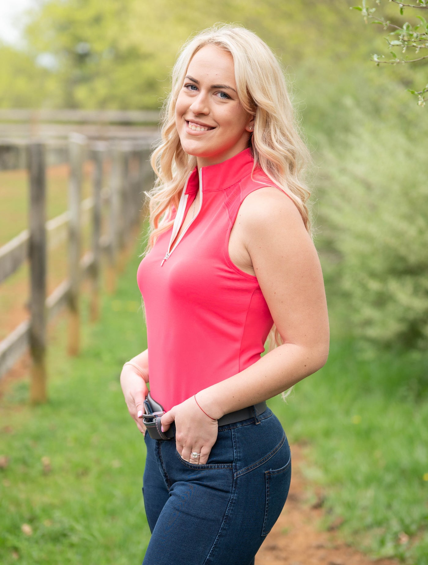 Tori Sleeveless Riding Sun-Shirt