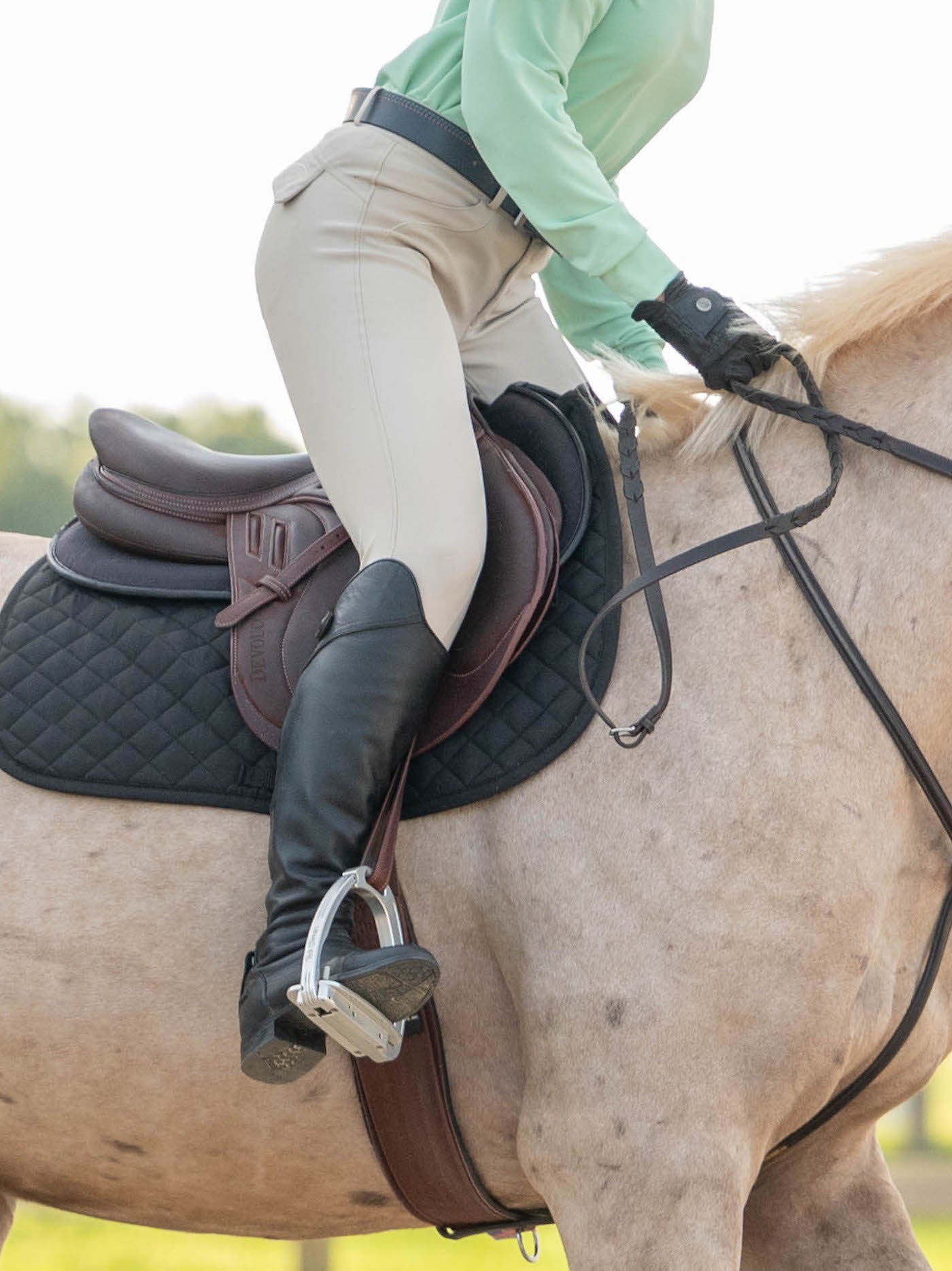Abbey Knee Riding Pants Patch Tread Breech