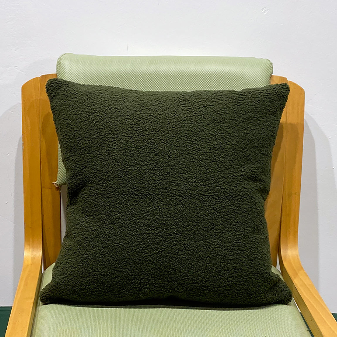 18"x18" Teddy Faux Fluffy Solid Color FULL set of Throw Pillow (With Insert)