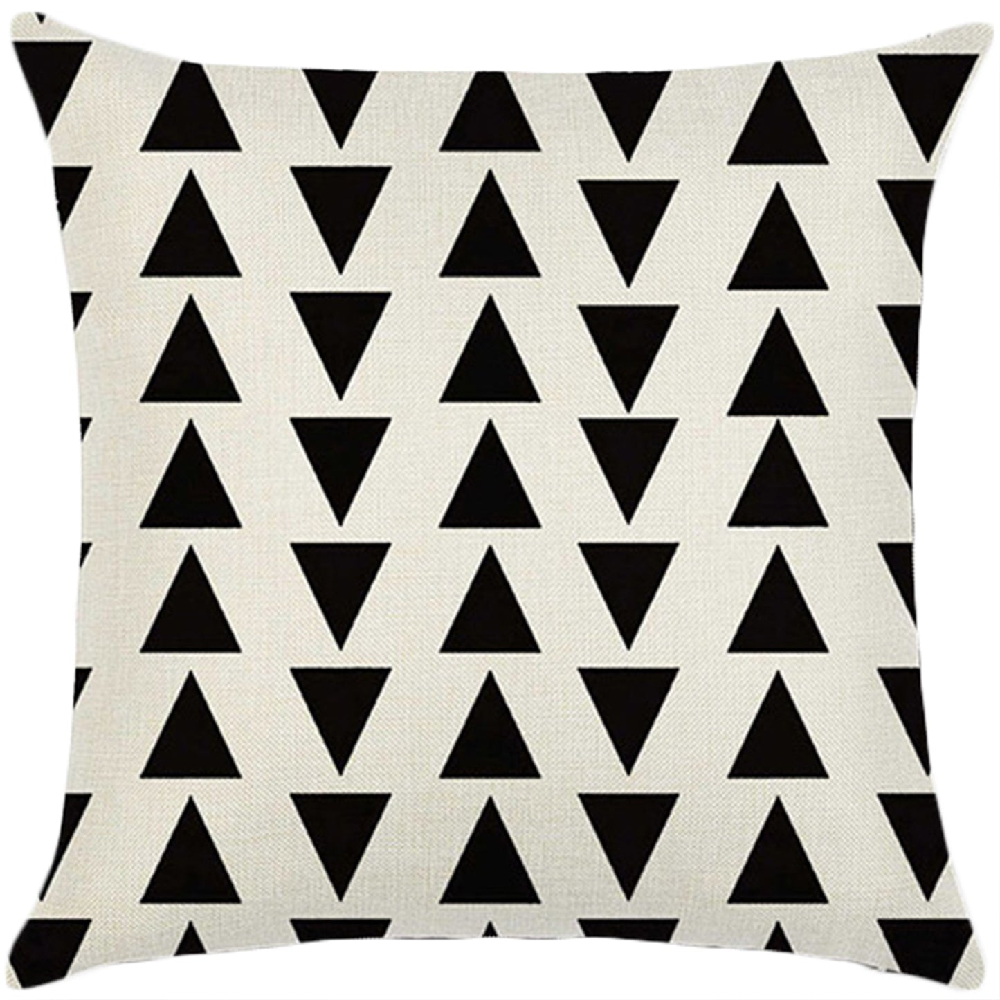 Throw Pillow Cover with 450g Insert, geometric, 18X18, Decorative Cushion – Fancy & Stacy