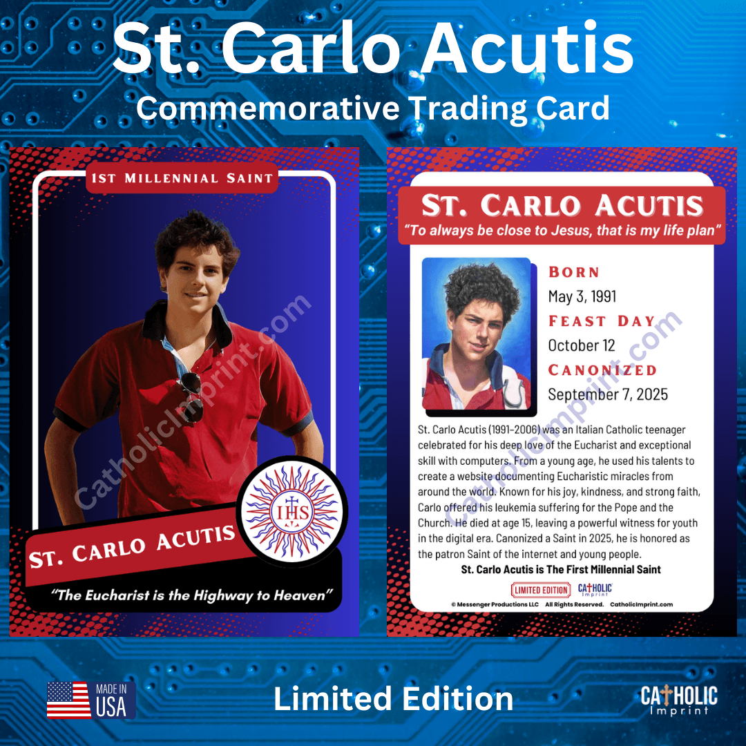St. Carlo Acutis Canonization Trading Card